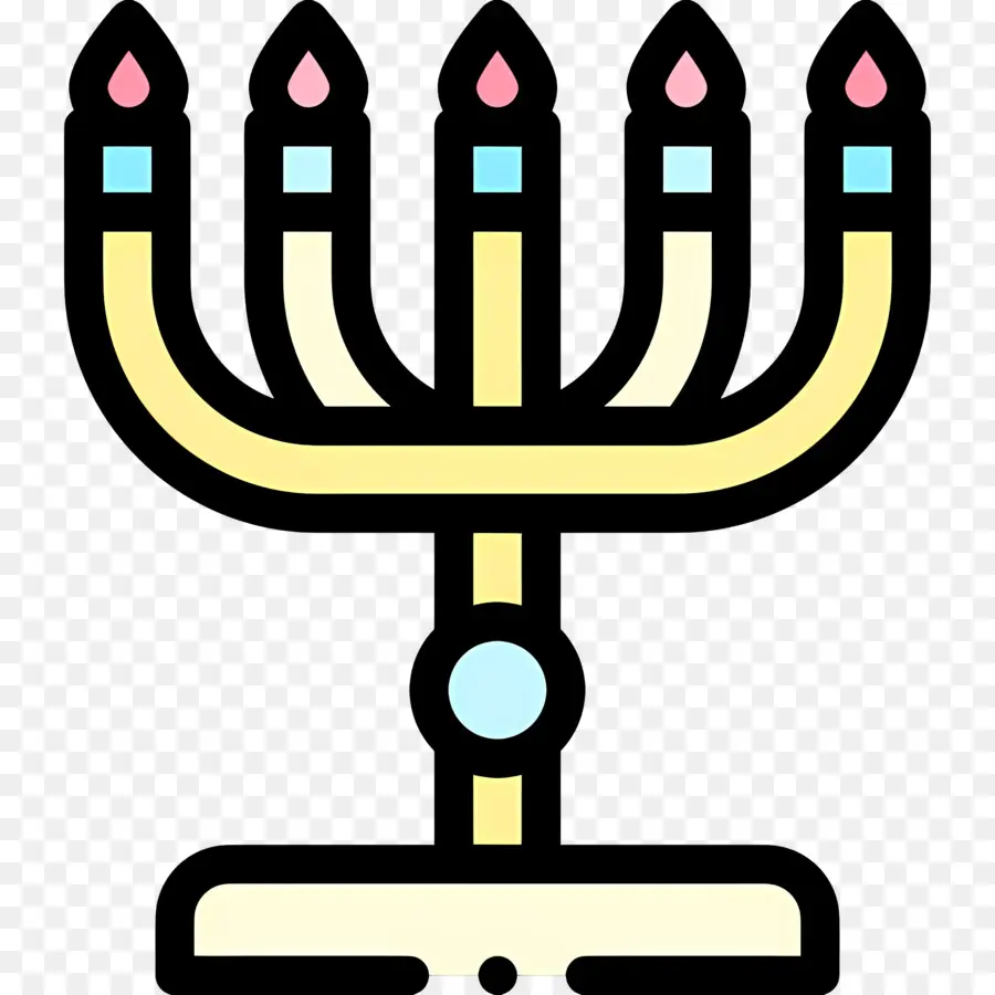 Menorá De Hanukkah，Menorá PNG