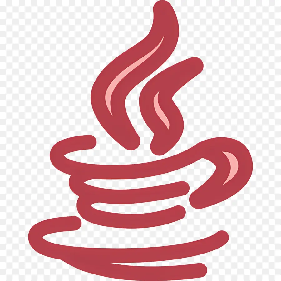 Logotipo Java，Xícara De Café Vermelha PNG