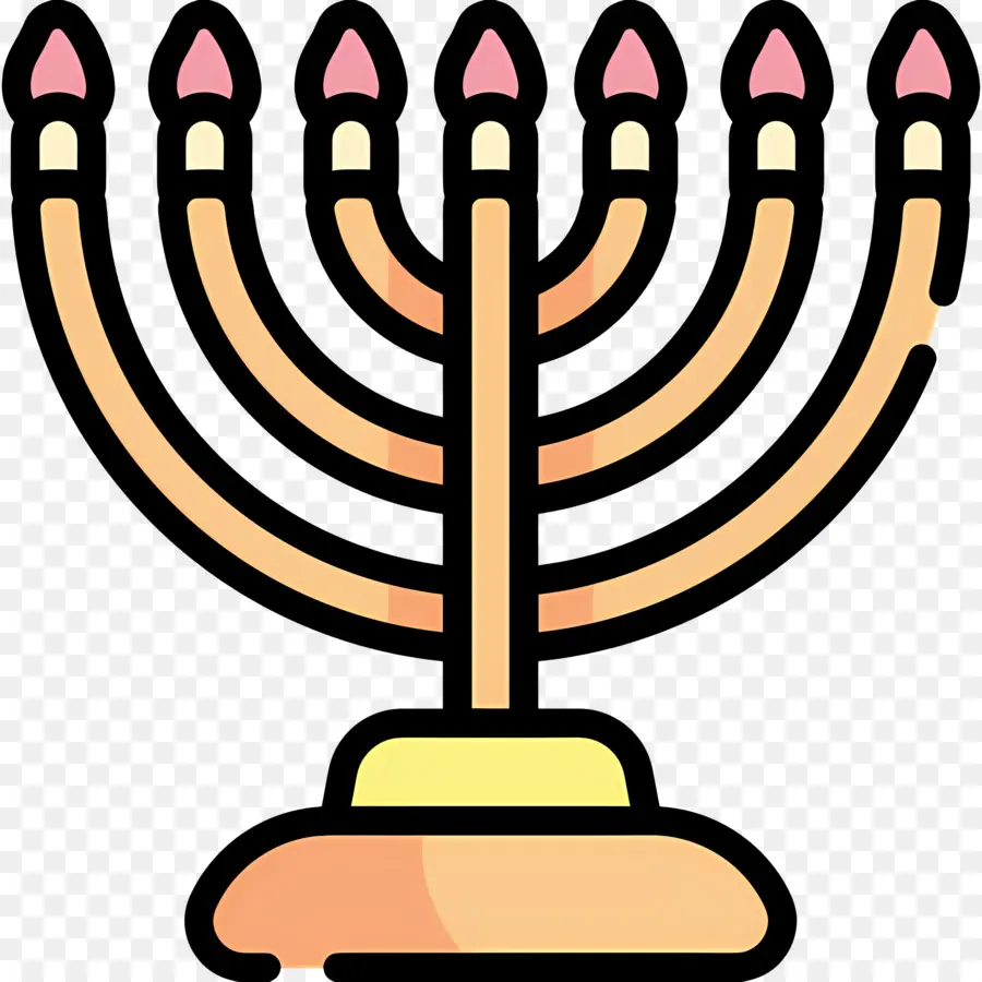 Menorá De Hanukkah，Menorá PNG