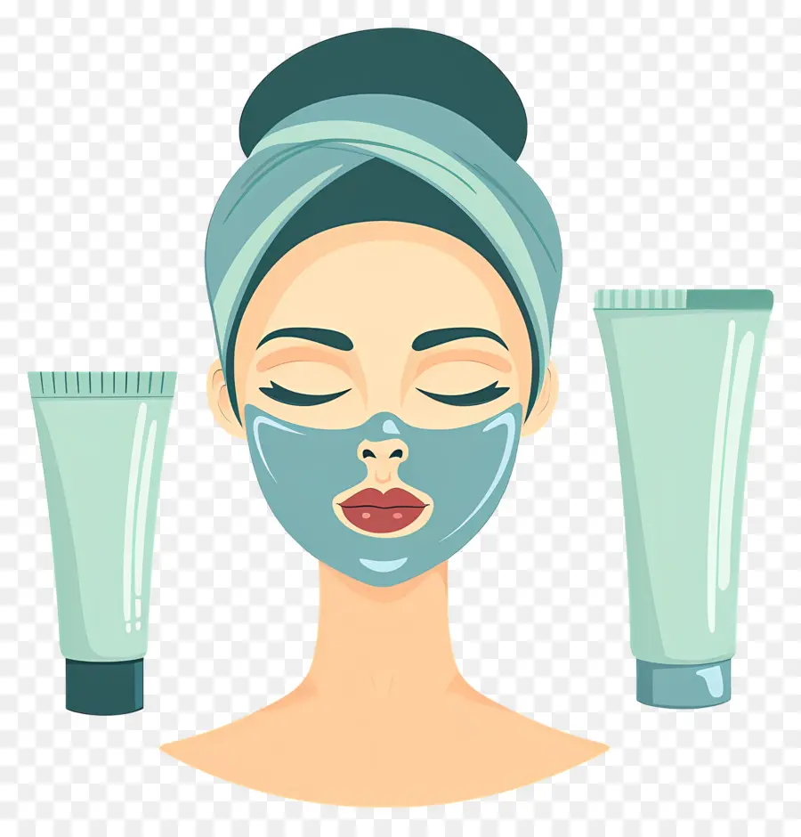 Máscara Facial De Spa，Máscara Facial PNG