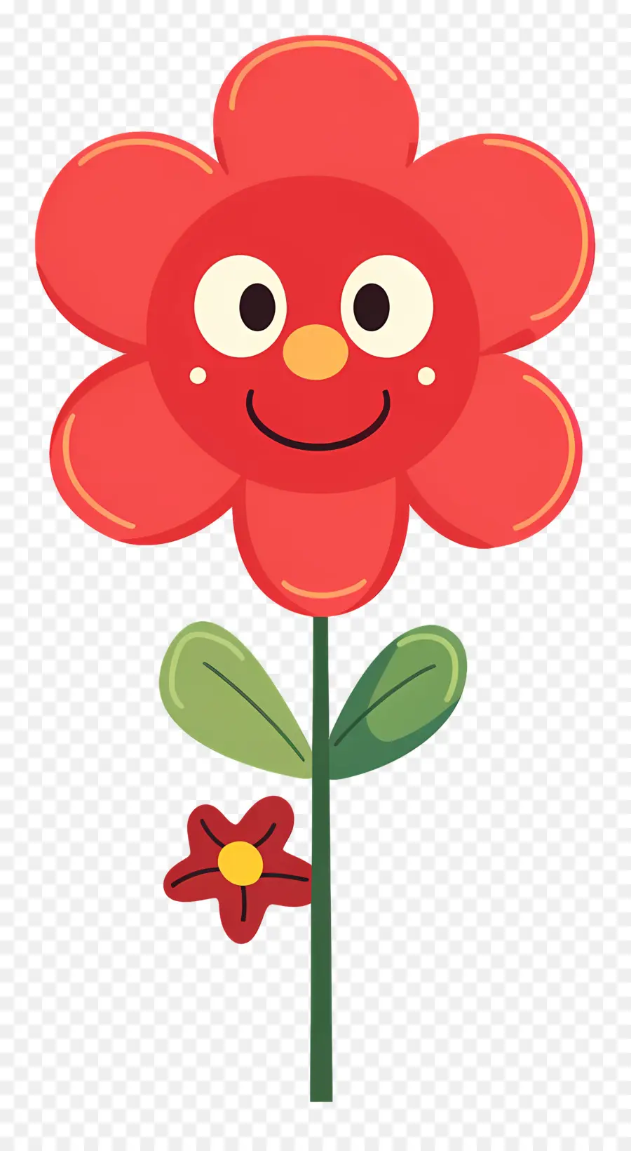 Emoji De Flor，Flor Vermelha PNG