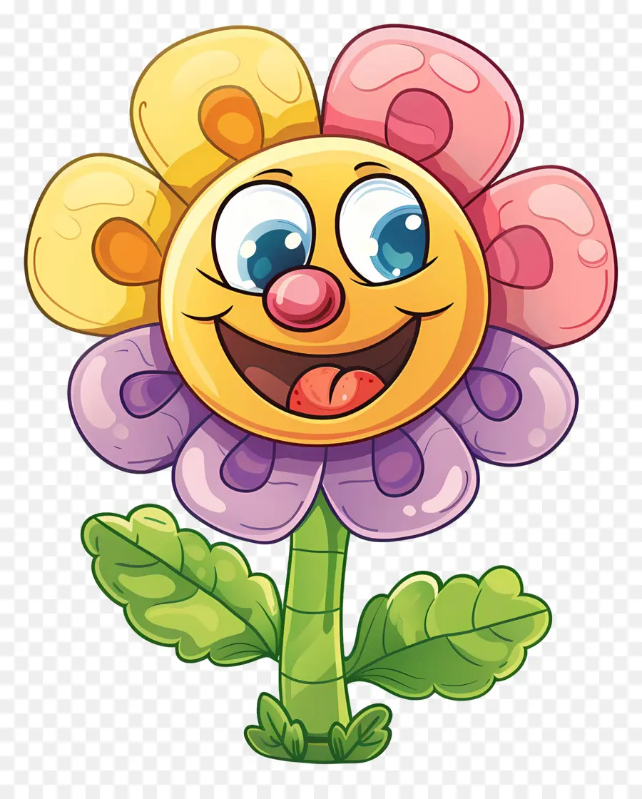 Emoji De Flor，Flor Roxa PNG