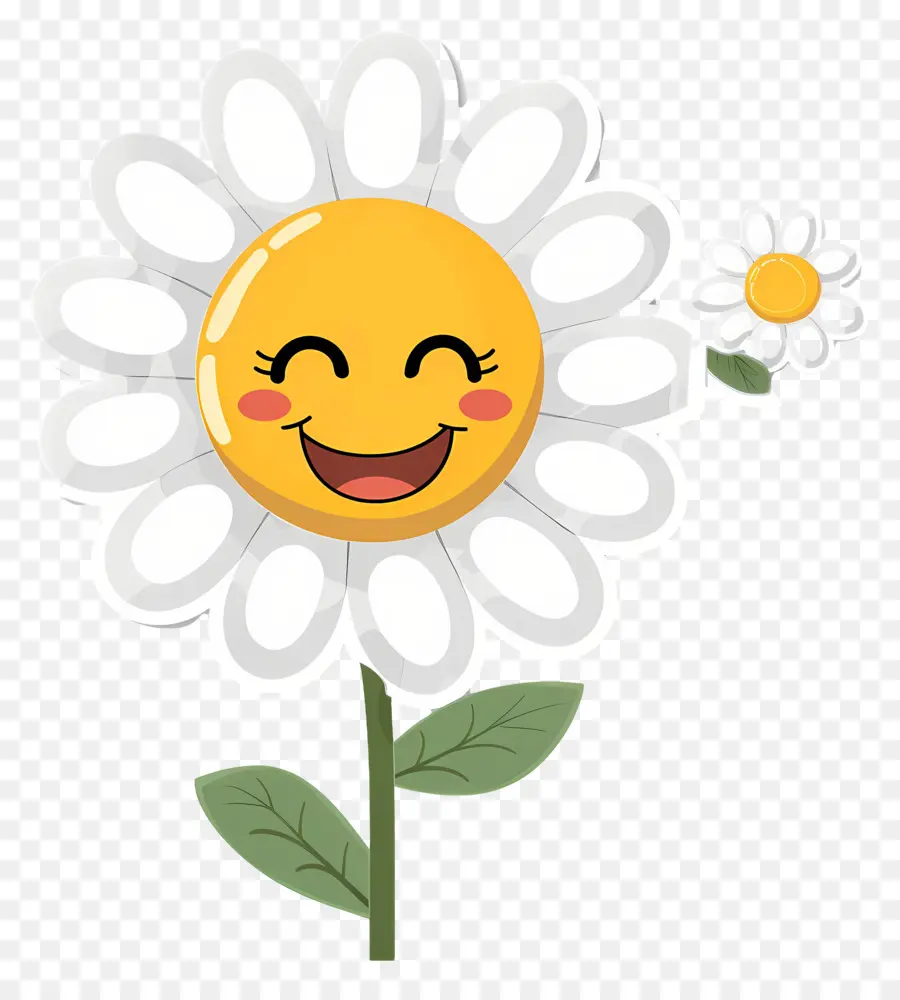 Emoji De Flor，Flor Branca PNG