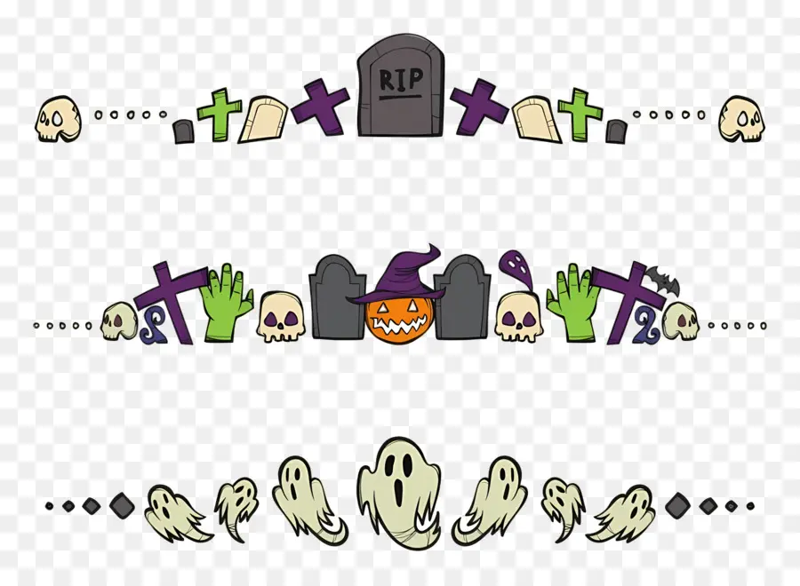 Fronteira De Halloween，Fronteiras De Halloween PNG