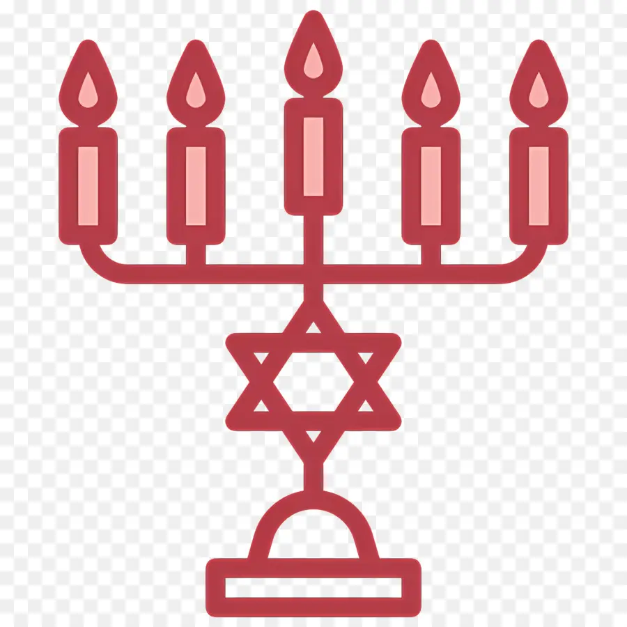 Menorá De Hanukkah，Menorá PNG