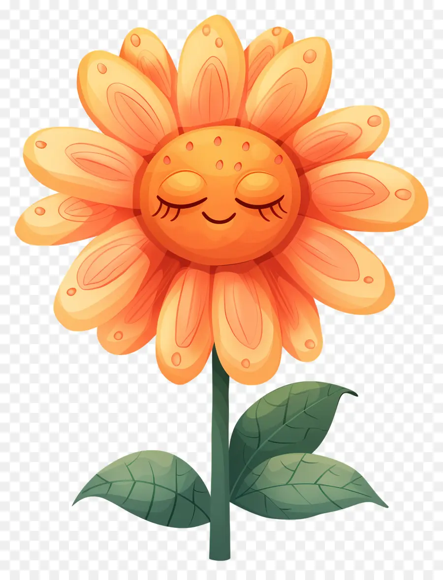 Emoji De Flor，Flor Laranjeira PNG