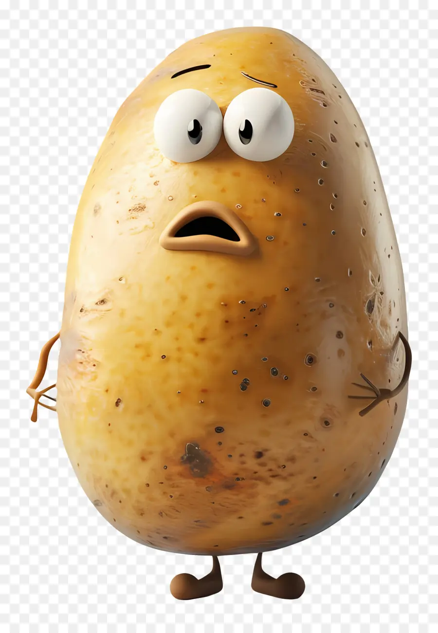 Batata De Desenho Animado，Batata Animada PNG