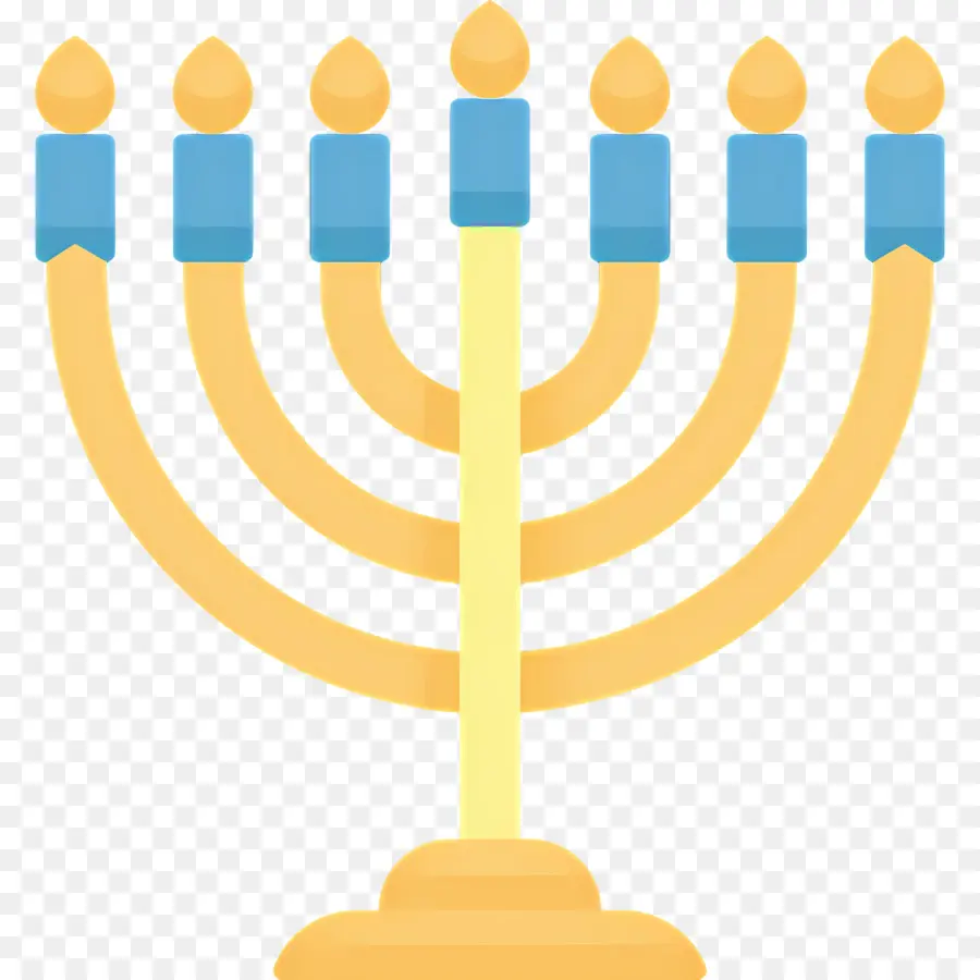 Menorá De Hanukkah，Menorá PNG