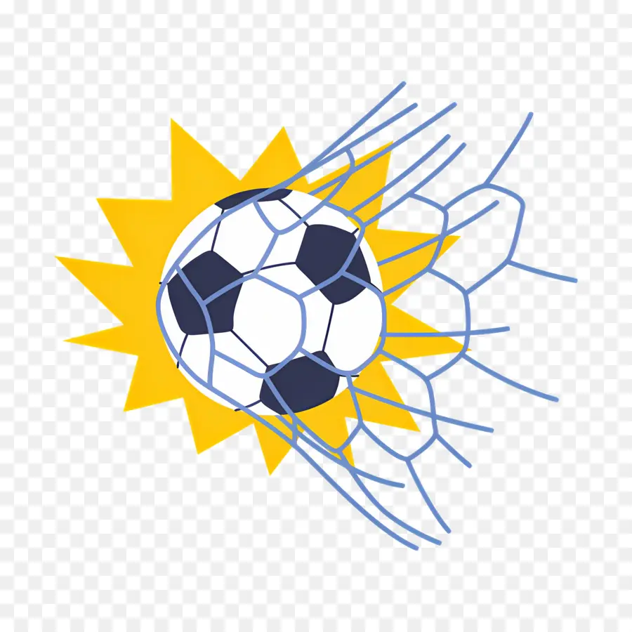 Rede De Futebol，Bola De Futebol Na Rede PNG