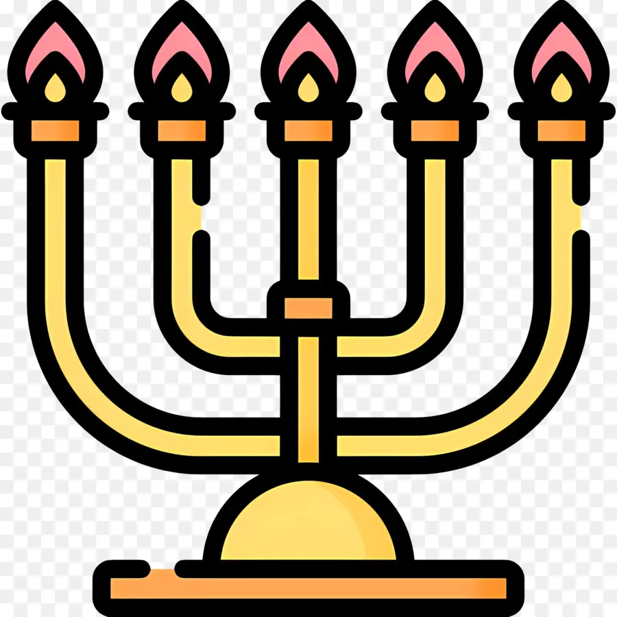 Menorá De Hanukkah，Menorá PNG