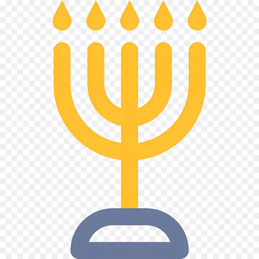 Menorá De Hanukkah，Menorá PNG