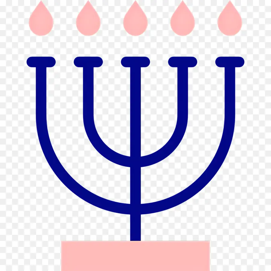 Menorá De Hanukkah，Menorá PNG