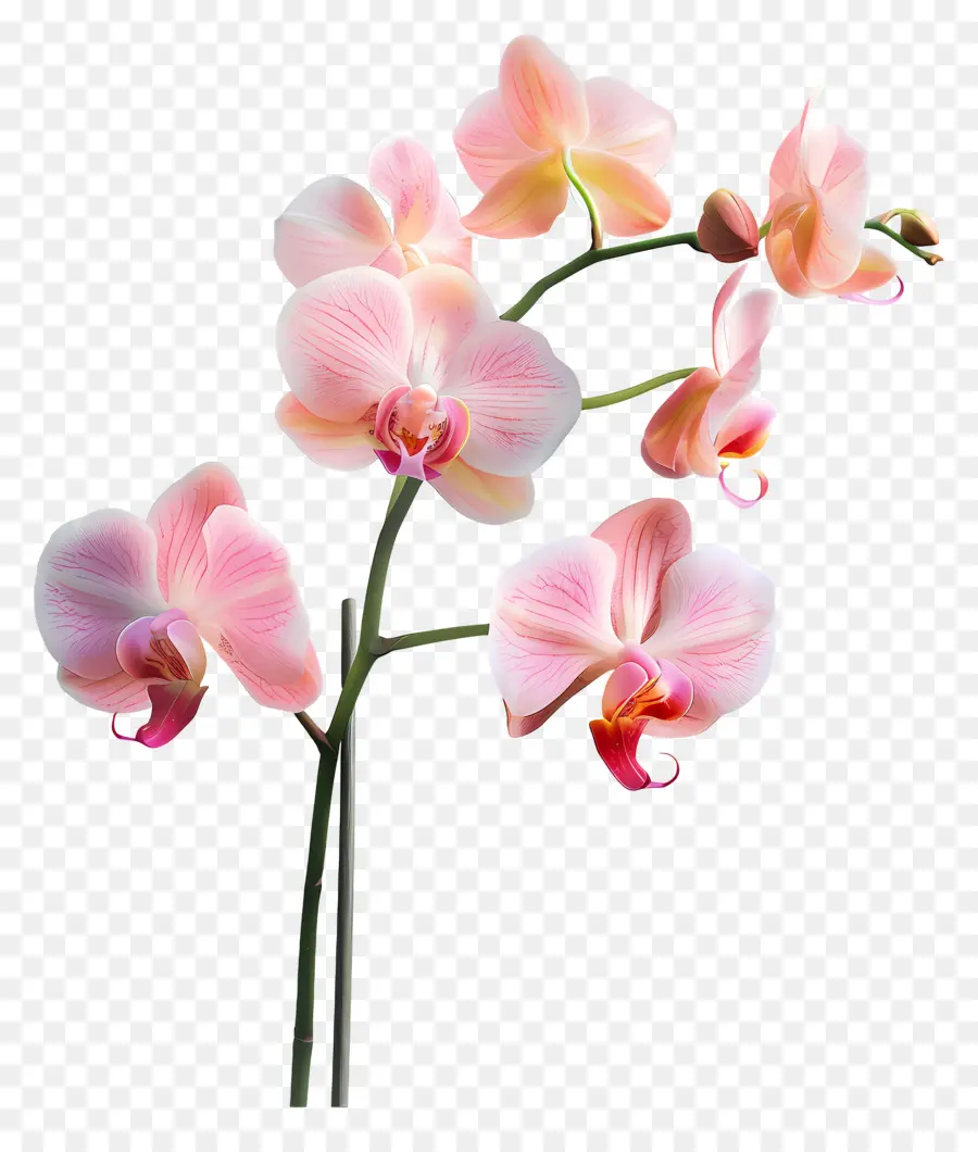 Flor De Orquídea，Orquídea Branca PNG