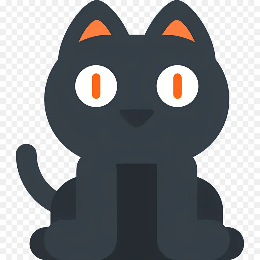 Gato Do Dia Das Bruxas，Gato Preto PNG