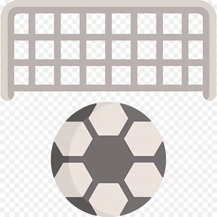 Rede De Futebol，Bola E Gol De Futebol PNG