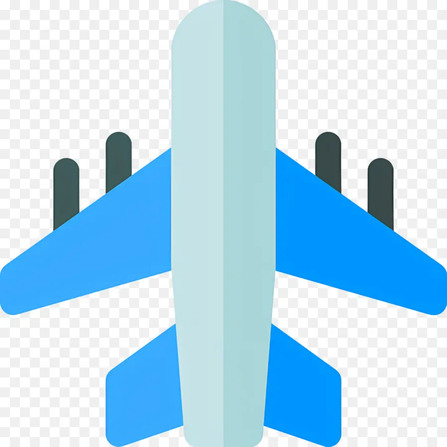 Avião，Avião Azul PNG