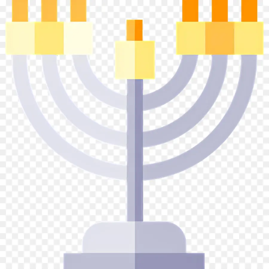 Menorá De Hanukkah，Menorá PNG