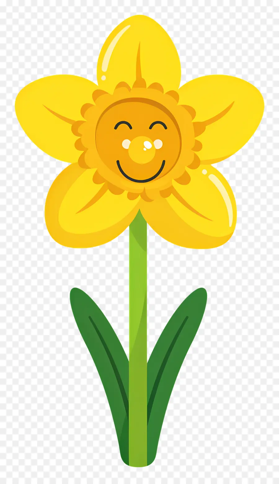 Emoji De Flor，Flor Sorridente PNG