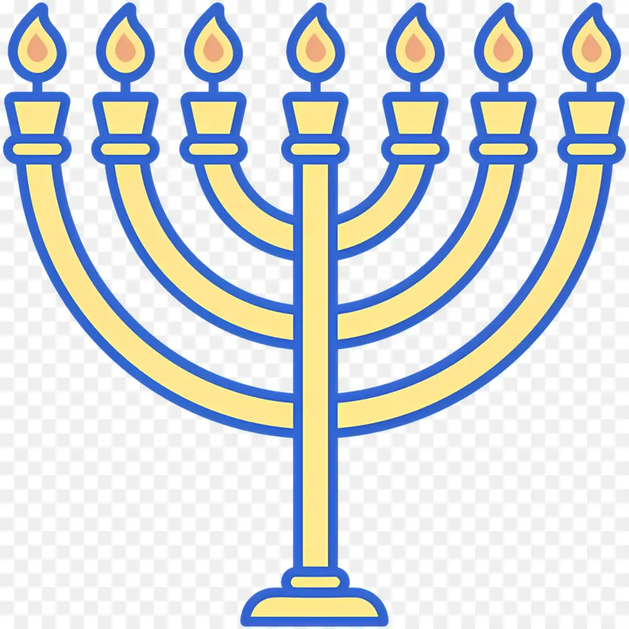 Menorá De Hanukkah，Menorá PNG