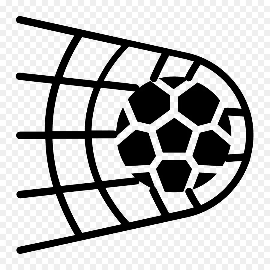 Rede De Futebol，Bola De Futebol Na Rede PNG