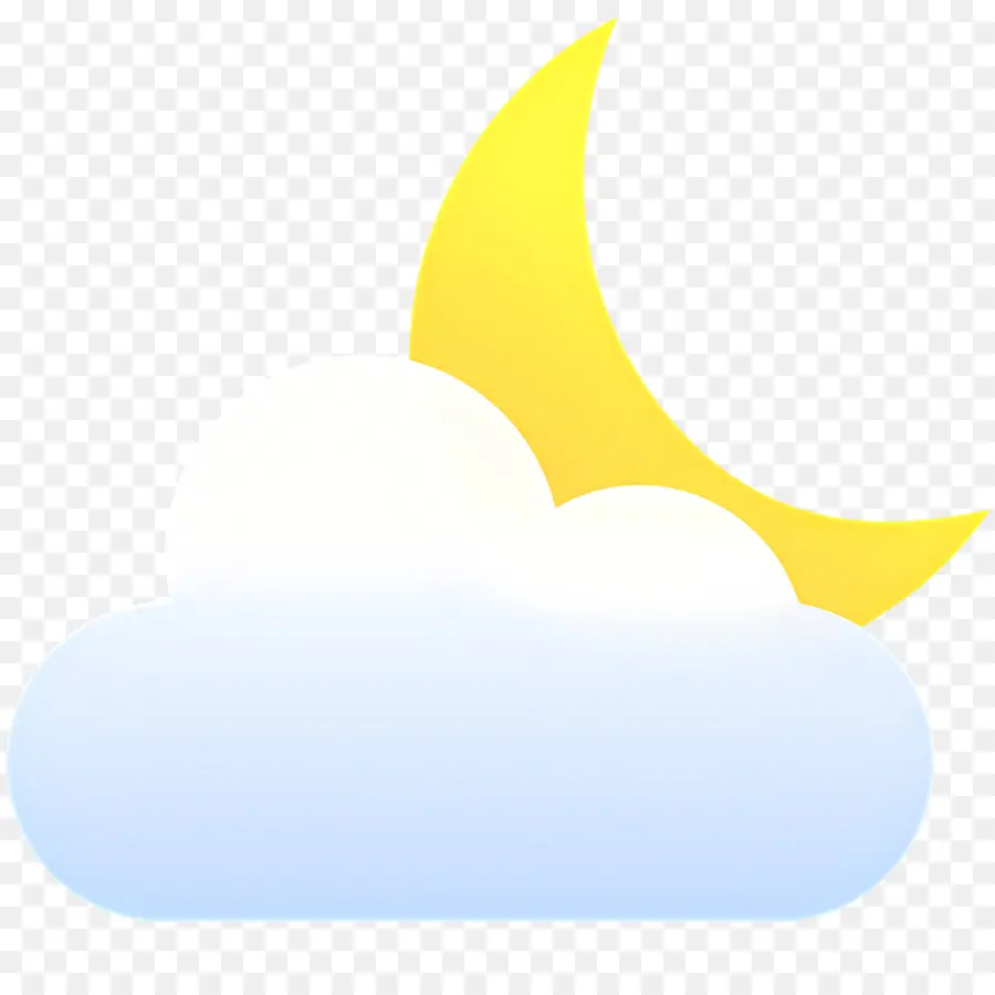 Nuvens Da Lua，Nuvem E Lua PNG