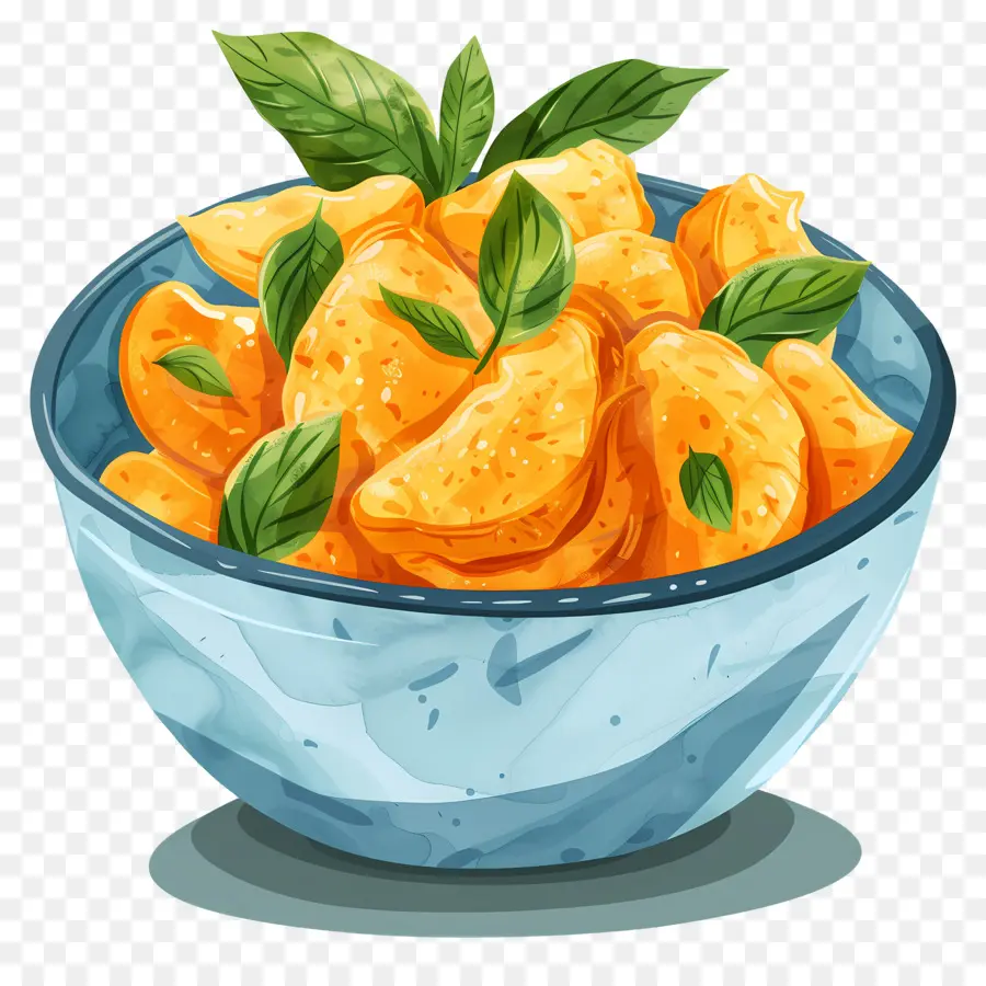 Batata Assada，Tigela De Batatas Fritas PNG