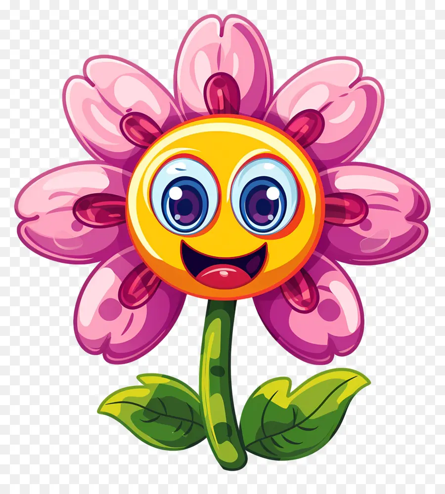 Emoji De Flor，Flor Roxa PNG