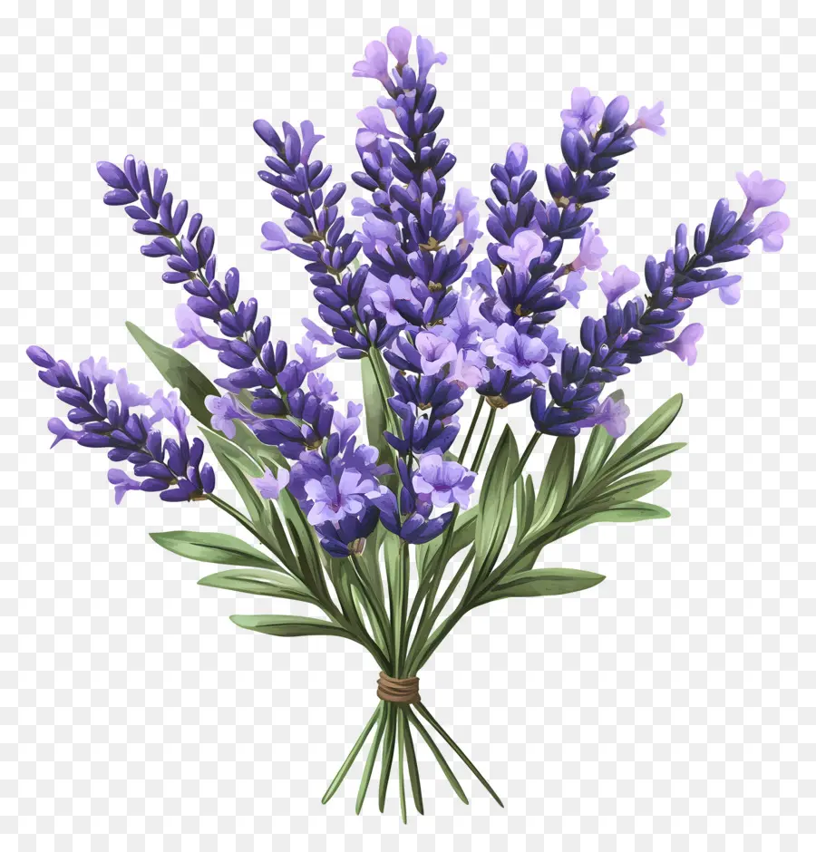 Buquê De Lavanda，Lavanda PNG