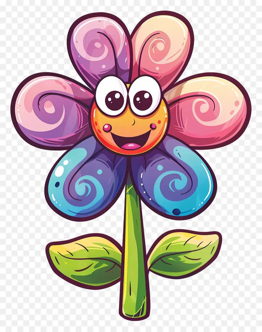 Emoji De Flor，Flor Sorridente PNG