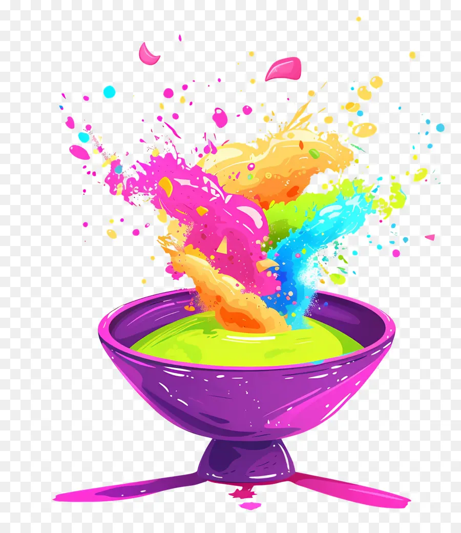 Fundo Holi，Respingo De Cor PNG