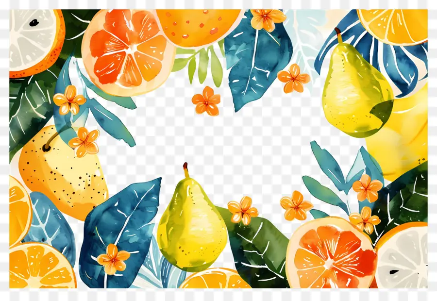 Fundo De Verão，Frutas PNG