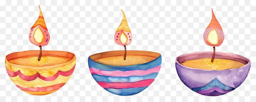 Diwali Diya，Lâmpadas Decorativas PNG