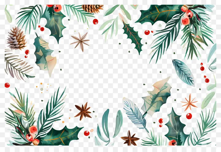 Fundo De Natal，Moldura De Natal PNG