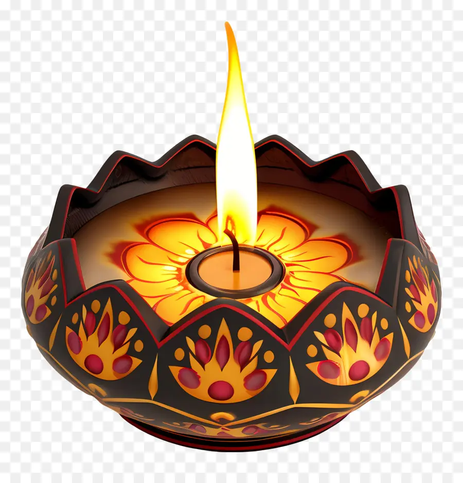 Vela Diwali，Vela Floral PNG