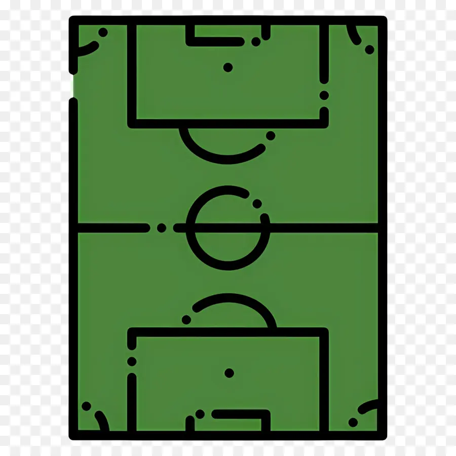 Campo De Futebol，Contorno Do Campo De Futebol PNG