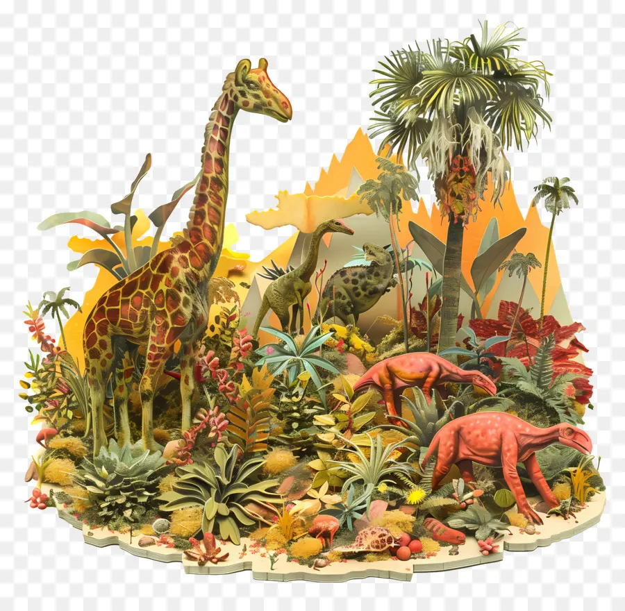 Fundo Da Natureza，Dinossauros PNG