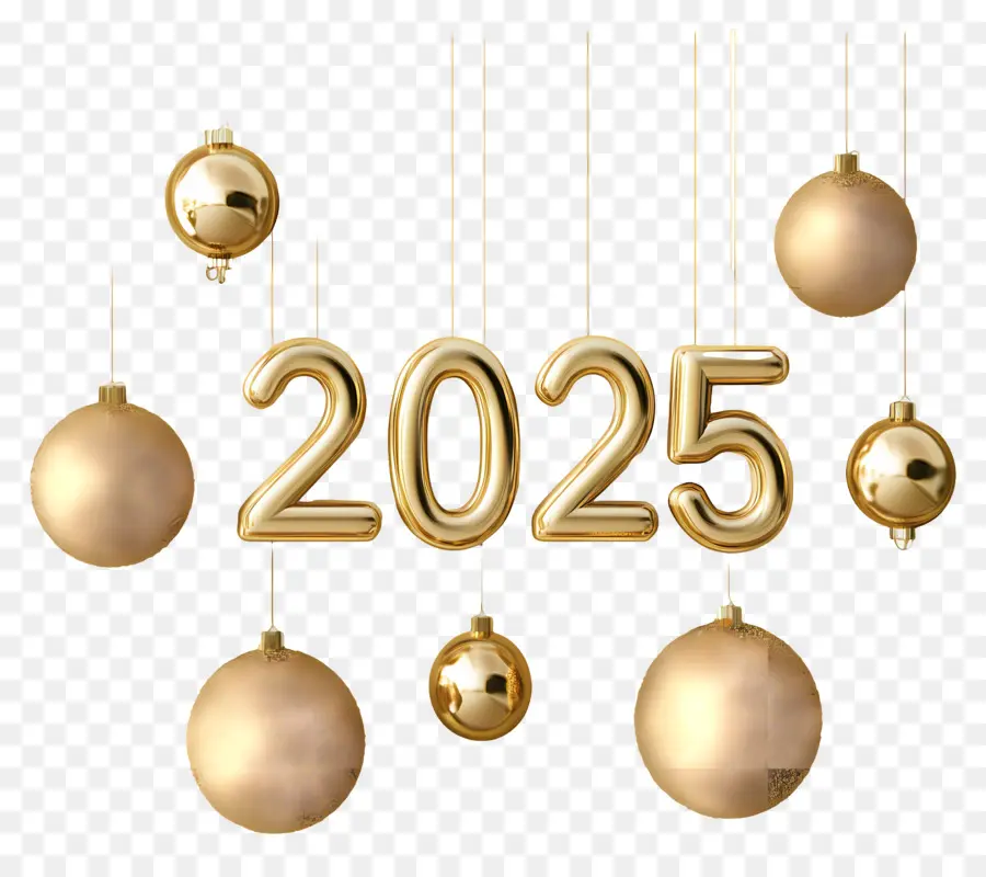 Ouro 2025，Ornamentos 2024 PNG