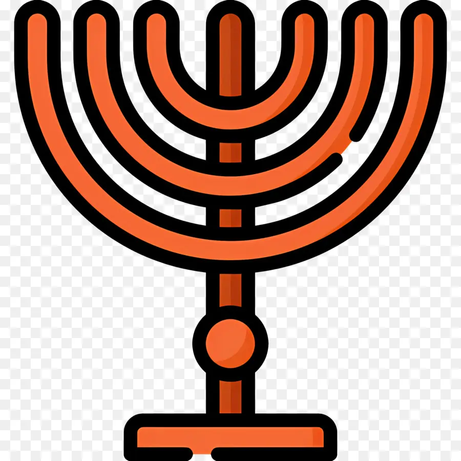 Menorá De Hanukkah，Menorá PNG