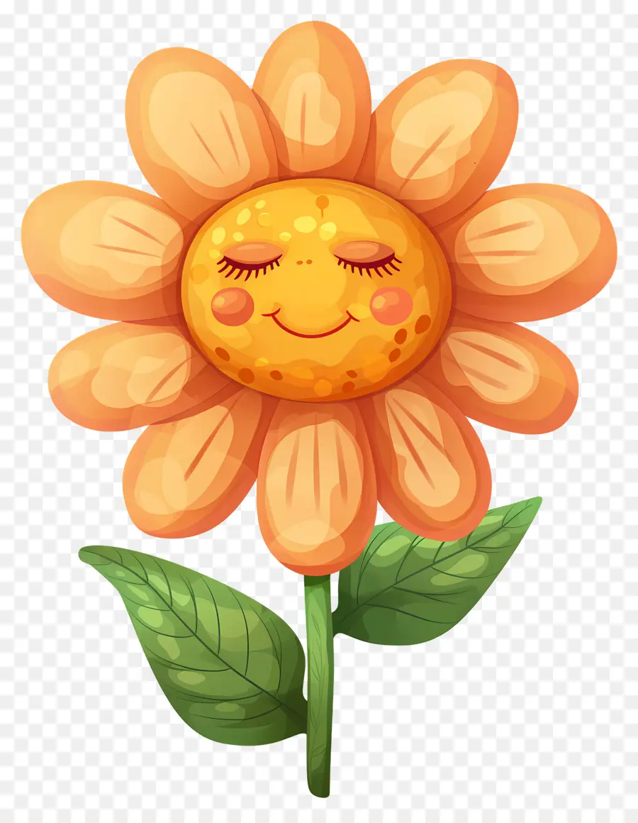 Emoji De Flor，Flor Laranjeira PNG