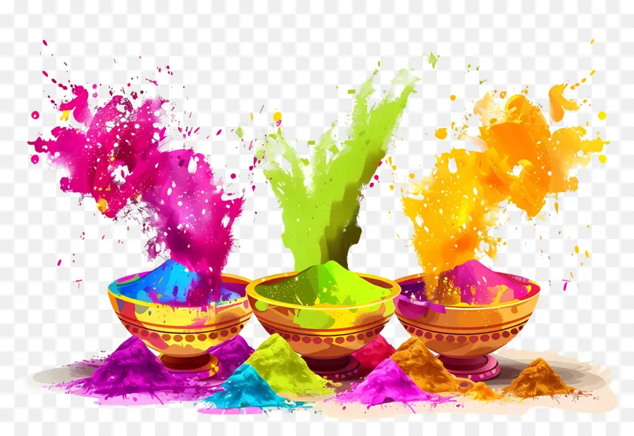 Fundo Holi，Pós Holi Coloridos PNG