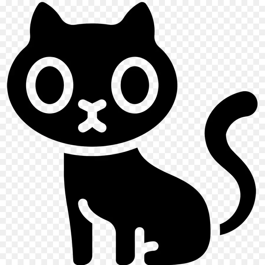 Gato Do Dia Das Bruxas，Gato Preto PNG