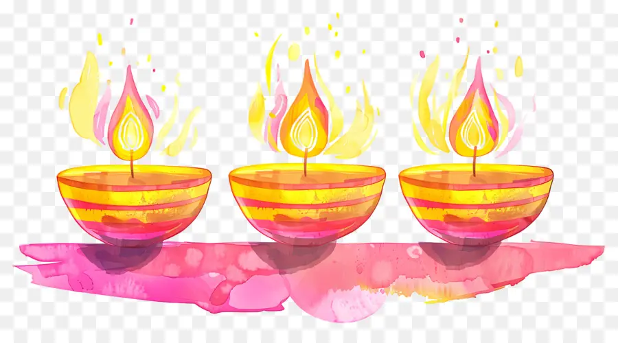 Diwali Diya，Diya PNG