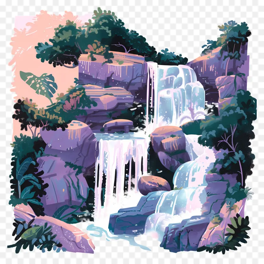 Fundo Da Natureza，Cachoeira PNG