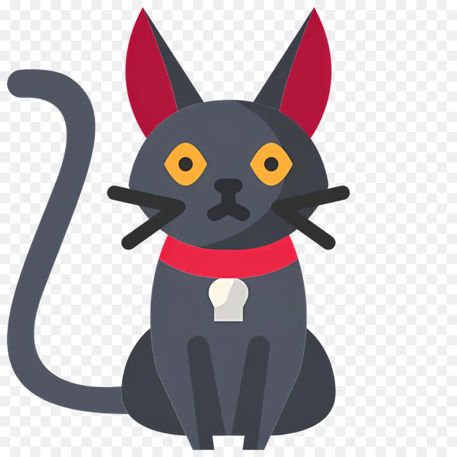 Gato Do Dia Das Bruxas，Gato Preto PNG