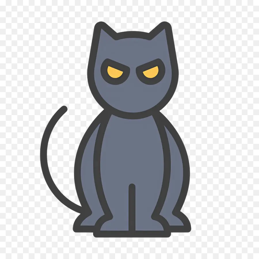 Gato Do Dia Das Bruxas，Gato Preto PNG