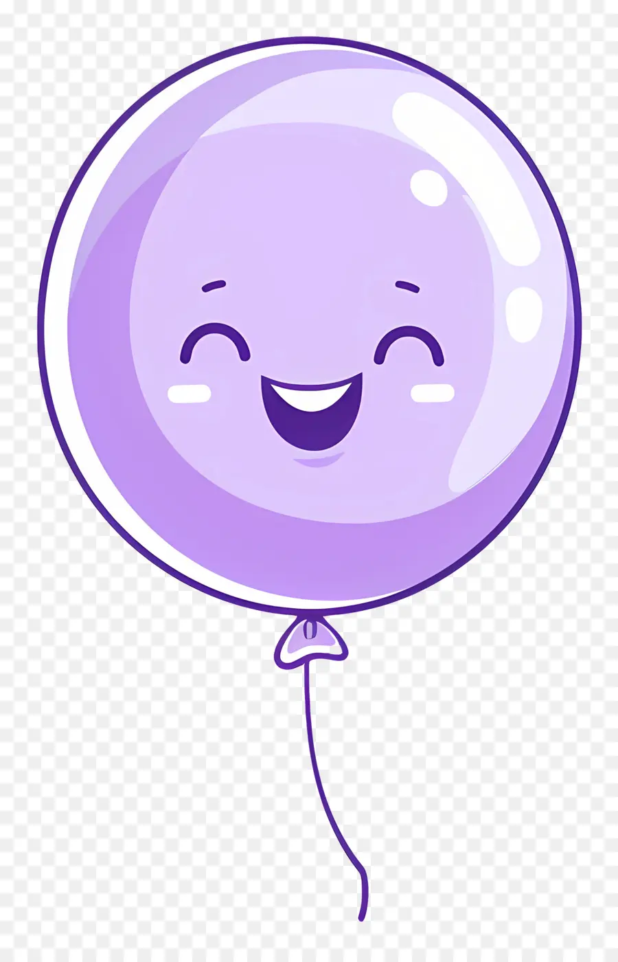 Balão Único，Balão Roxo PNG