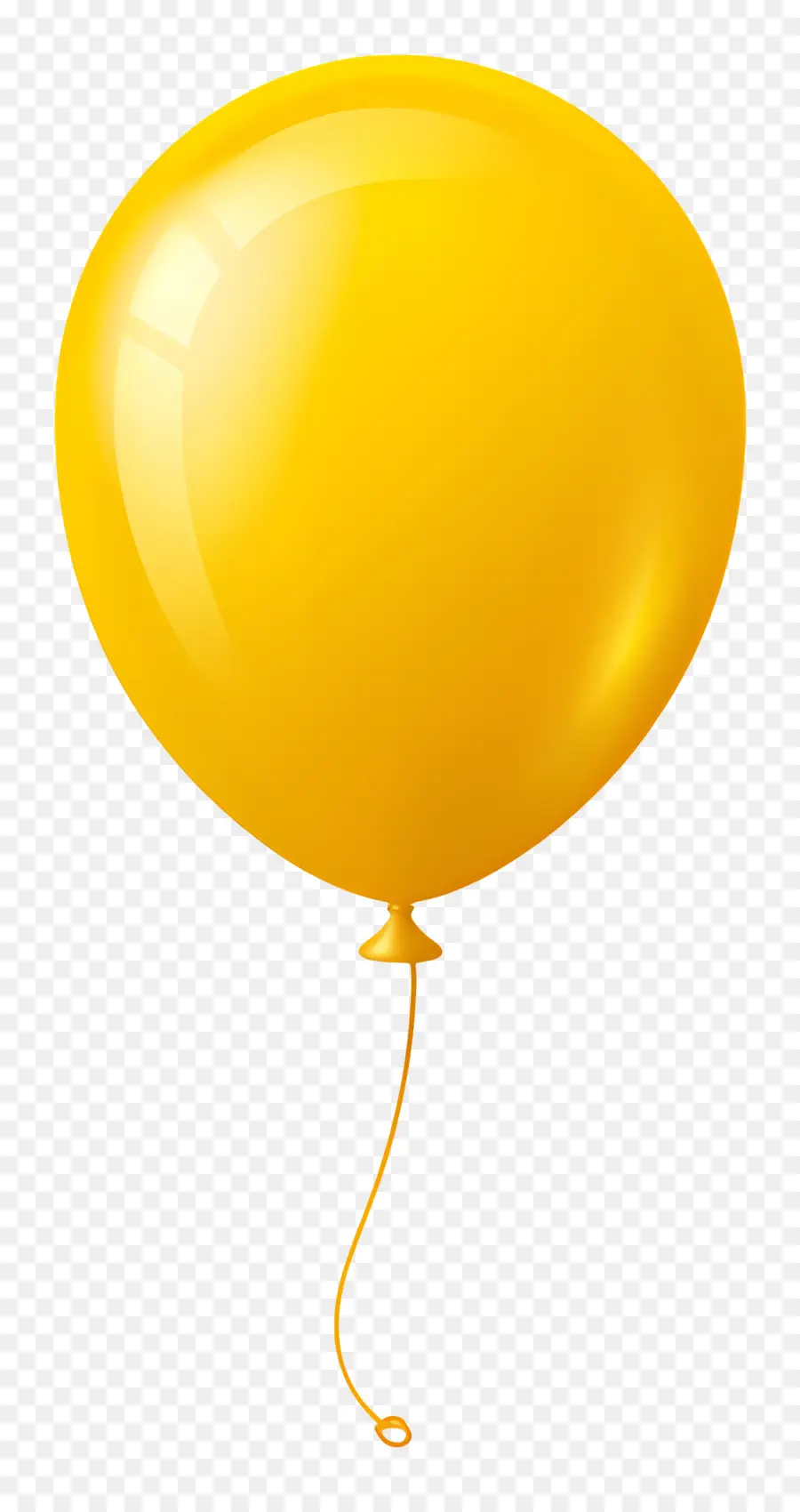 Balão Único，Balão Amarelo PNG