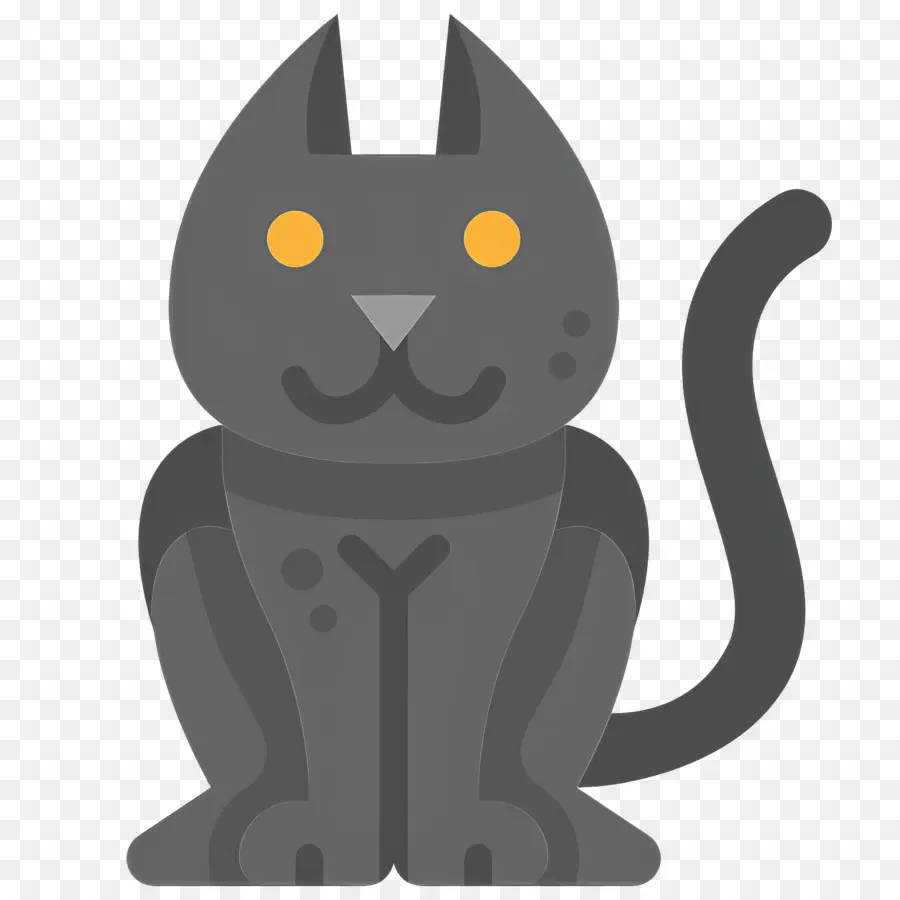 Gato Do Dia Das Bruxas，Gato Preto PNG