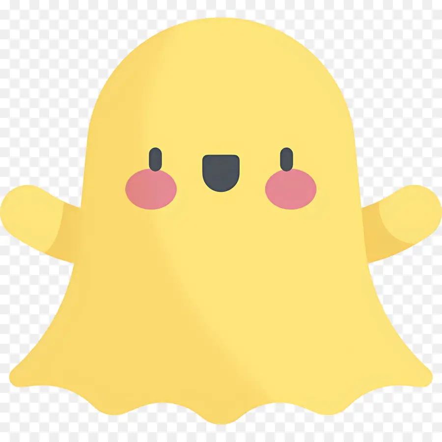 Fantasma Do Dia Das Bruxas，Fantasma Amarelo PNG