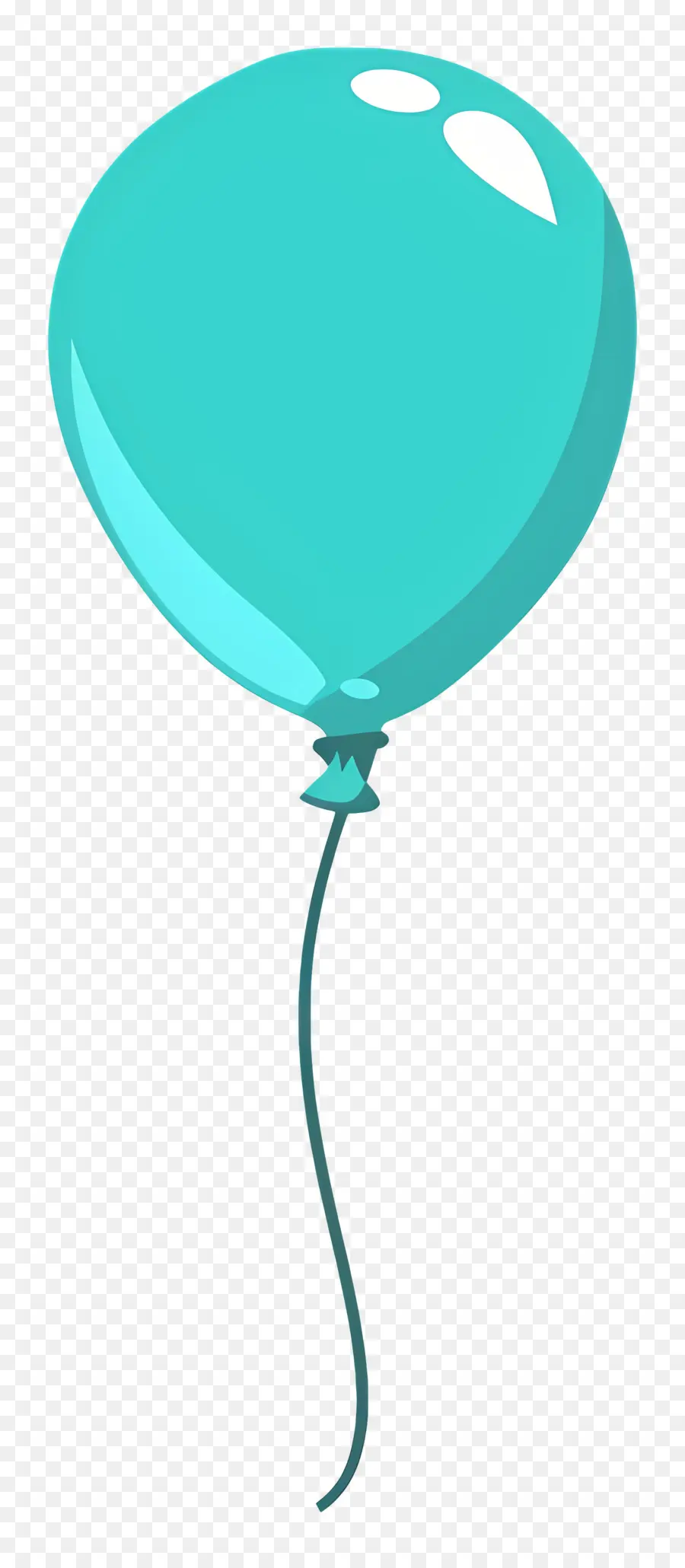 Balão Único，Balão Azul PNG